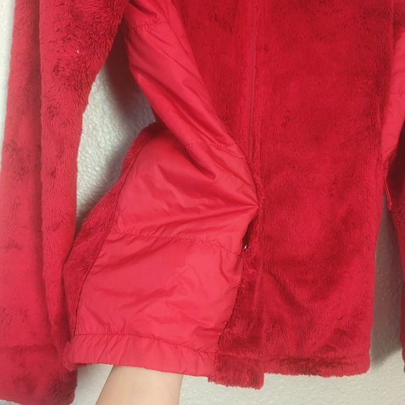 The North Face Tech-Osito full-zip fleece jacket, Rambutan Pink/Red women's sz S - Picture 9 of 10